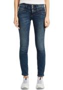 Tom Tailor Slim fit jeans Alexa Slim met knoopsluiting en decoratief g...