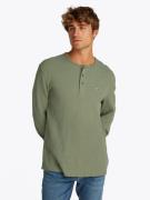TOMMY JEANS Henleyshirt TJM REG WAFFLE HENLEY LS TEE