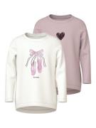Name It Shirt met lange mouwen NMFVIX 2P LS TOP (2-delig, Set van 2)