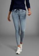 Arizona Stretch jeans wijdere pijp, normale taillehoogte, enkel-lang, ...