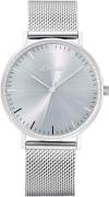 s.Oliver Kwartshorloge Horloge, dameshorloge, analoog, stalen armband