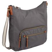 camel active Hobo-tas Bari van hoogwaardig mat nylon met gestreept gew...