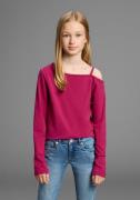 KIDSWORLD Shirt met lange mouwen Off-Shoulder Shirt