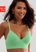 Lascana Push-up-bh COMFY BRA zonder beugels in zachte katoenen stof, b...