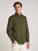 Tommy Hilfiger Businessoverhemd FLEX POPLIN SOLID RF SHIRT met button-...