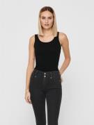 Only Lange top ONLLIVE – Tanktop met figuuraccentuerende snit en stret...