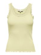 Only Tanktop ONLSARA – Tanktop met kantdetail bij de halslijn