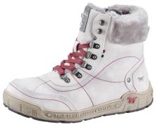 Mustang Shoes Winterlaarzen met faux-bont kraag in breedte g = breed