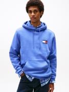 TOMMY JEANS Sweatshirt TJM REG ESSENTIAL FLAG HOOD EXT met bedrukte me...