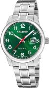 CALYPSO WATCHES Kwartshorloge Basic Horloge, herenhorloge, stalen band...