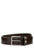 Boss Leren riem Ther-Flag-E_Sz35 met stijlvolle merkdetaillering