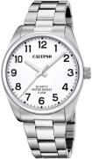 CALYPSO WATCHES Kwartshorloge Basic Horloge, herenhorloge, stalen band...