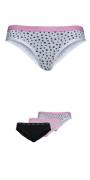 Fila Slip WOMAN BRIEF 2x uni, 1x gedessineerd (Set van 3)