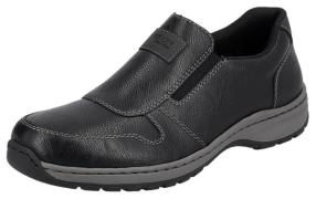 Rieker Instappers met stretchinzet, g-breedte = breed