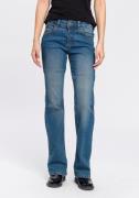 Arizona Bootcut jeans Tailleband met zij-elastiek inzet hoge taille, b...
