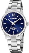CALYPSO WATCHES Kwartshorloge Basic Horloge, herenhorloge, stalen band...