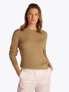 Tommy Hilfiger Trui met ronde hals CO CABLE C-NK LS SWEATER