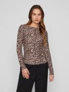 Vila Shirt met lange mouwen VILEOA BOATNECK L/S TOP - NOOS