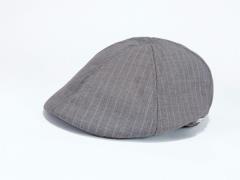 chillouts Flat cap Alicante Hat met elegante streepstructuur