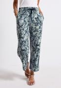 STREET ONE Stoffen broek Style Emee met elastische tailleband en tunne...