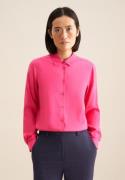 seidensticker Overhemdblouse Lange mouwen kraag uni