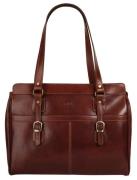 Piké Shopper echt leer, made in italy