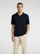 SELECTED HOMME Poloshirt SLHMATTIS SS KNIT SUN OPEN POLO NOOS