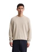 Marc O'Polo Trui met ronde hals in piqué-structuur