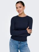 Only Shirt met lange mouwen ONLRILEY O-NECK L/S TOP JRS