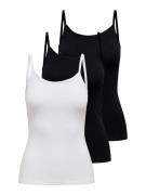 Only Top met spaghettibandjes ONLLOVE STRAP SINGLET 3 PACK CS JRS (3-d...