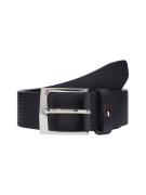 Tommy Hilfiger Leren riem ADAN HERRINGBONE 3.5 Eenvoudige doornsluitin...