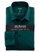 OLYMP Overhemd met lange mouwen Luxor 24/Seven modern fit jersey shirt...