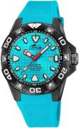 Lotus Kwartshorloge Diver Horloge, herenhorloge, analoog, dag, saffier...