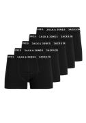 Jack & Jones Boxershort JACHUEY in 5-pack met ton-sur-ton naad en elas...
