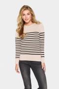 Saint Tropez Gebreide trui MilaSZ LS Striped
