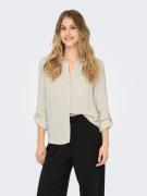 Only Blouse met lange mouwen ONLYASMIN-SIESTA LS LINEN BL SHIRT PNT