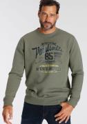 Man's World Sweatshirt Lange mouwen, casual print, ronde hals, van kat...