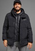 Bruno Banani Winterjack warm materiaal, hoge kraag, verstelbare capuch...