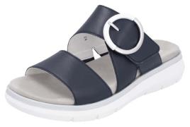 Remonte Slippers , wig hak, zomerschoen, gemaksschoen met klittenband