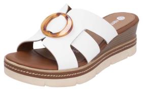 Remonte Slippers , wig hak, zomerschoen, instapschoen met mooie decora...
