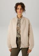 Aniston CASUAL Blouson met gewatteerde, golvende stiksels