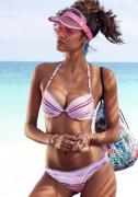 Venice Beach Push-upbikini met gehaakte randen bij de cup en aan de br...