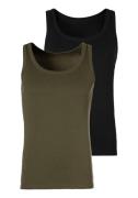 H.I.S Tanktop eenvoudige basic, ook voor eronder (set, 2-delig)