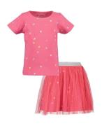 Blue Seven ShirtJurk met leuke vlinder-alloverprint (set, 2-delig)