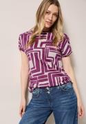 Cecil T-shirt met print all-over