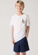 Levi's Kidswear T-shirt LVB "LS" MONOGRAM TEE met merkdruk voor jongen...