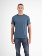 Lerros T-shirt LERROS basic T-shirt met logostiksel, effen
