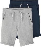 Name It Sweatshort NKMVERMO 2P LONG SWE SHORTS UNB F NOOS (set, 2-deli...