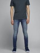 Jack & Jones Skinny fit jeans JJILIAM Skinny jeans met used-wassing vo...