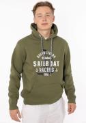 Zwillingsherz Hoodie Sailboat Racing met frontzakken en koord